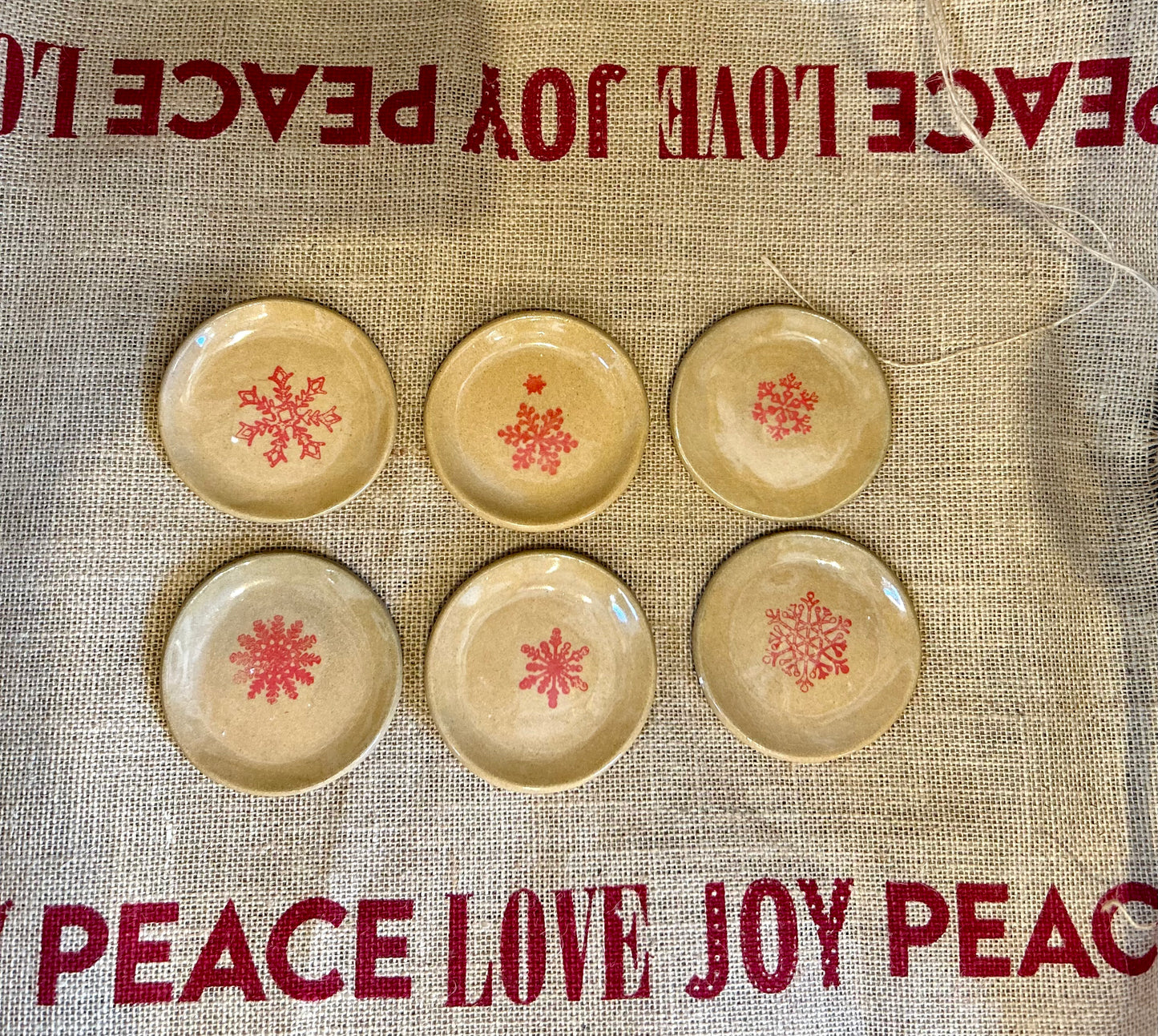 Snowflake Plates