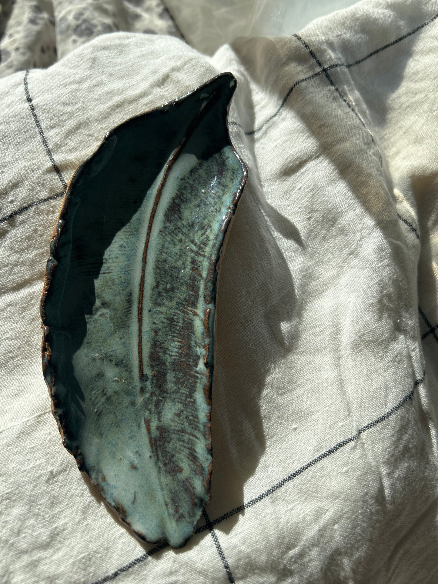 Blue feather