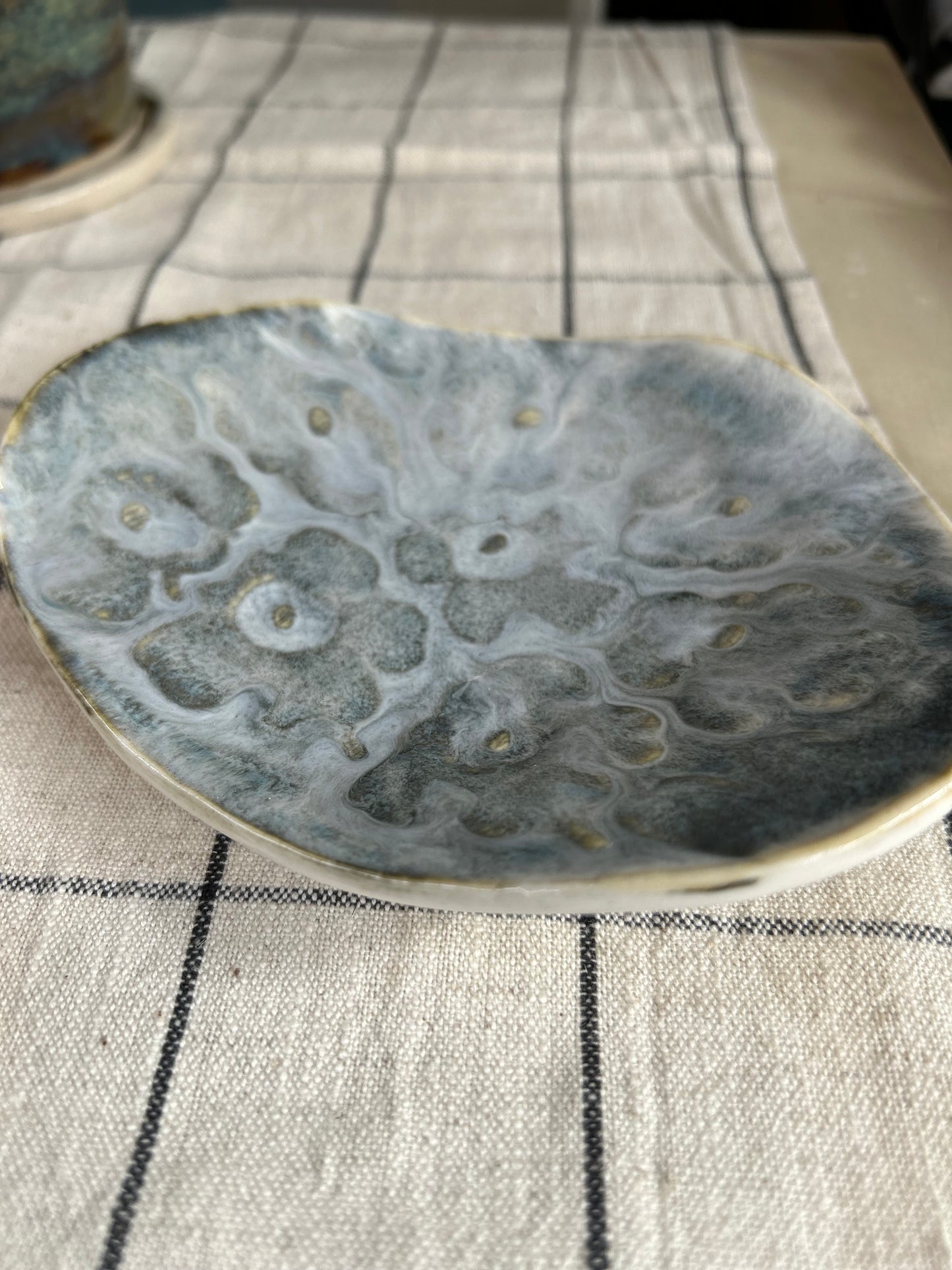 Flowing Blue Dish