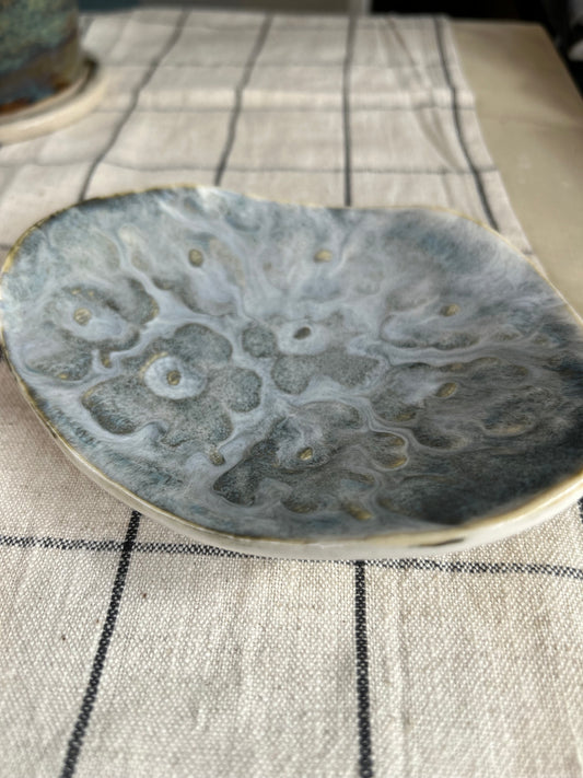 Flowing Blue Dish