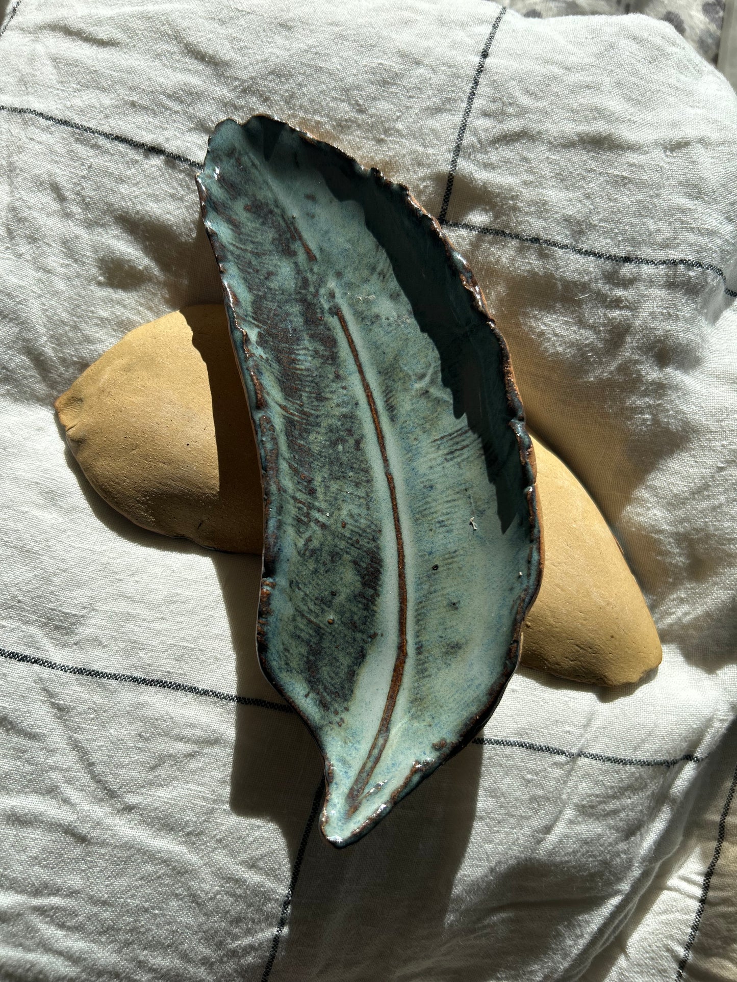 Blue feather