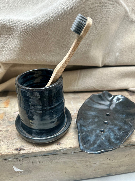 Toothbrush Holder Dark Blue