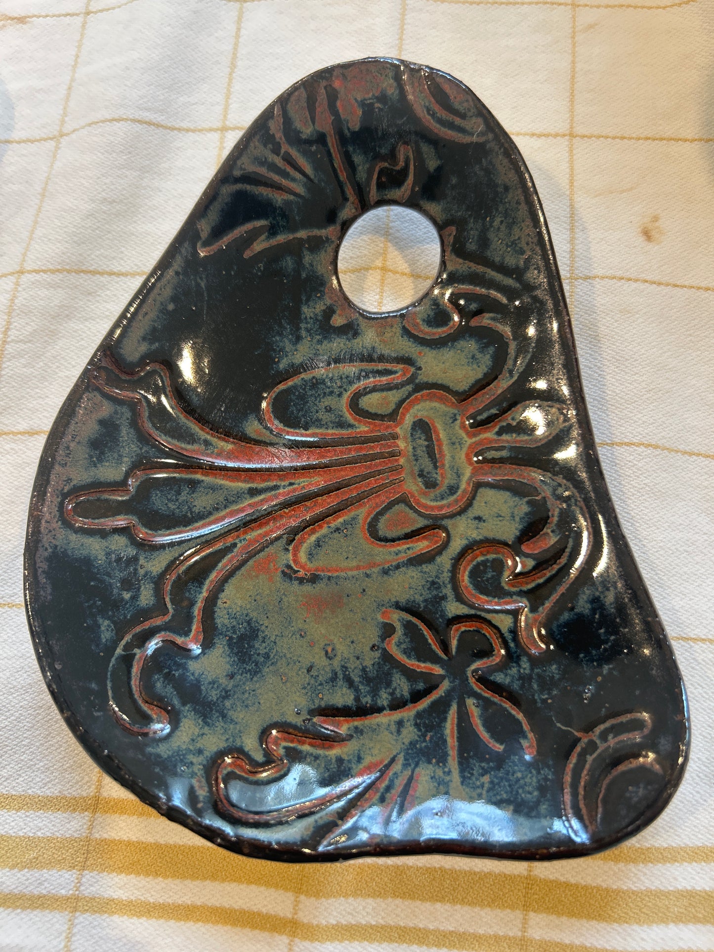 Textured Curved Dish