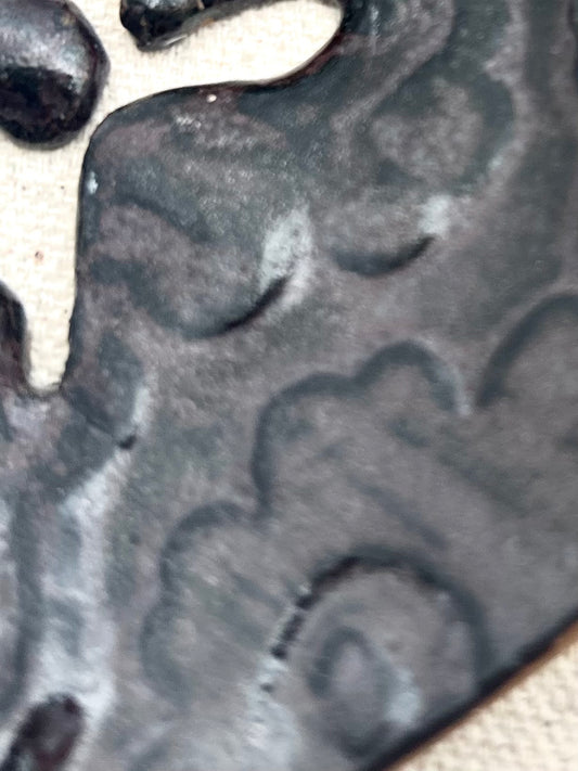 Soap Dish Poppy Dark Pink and Black