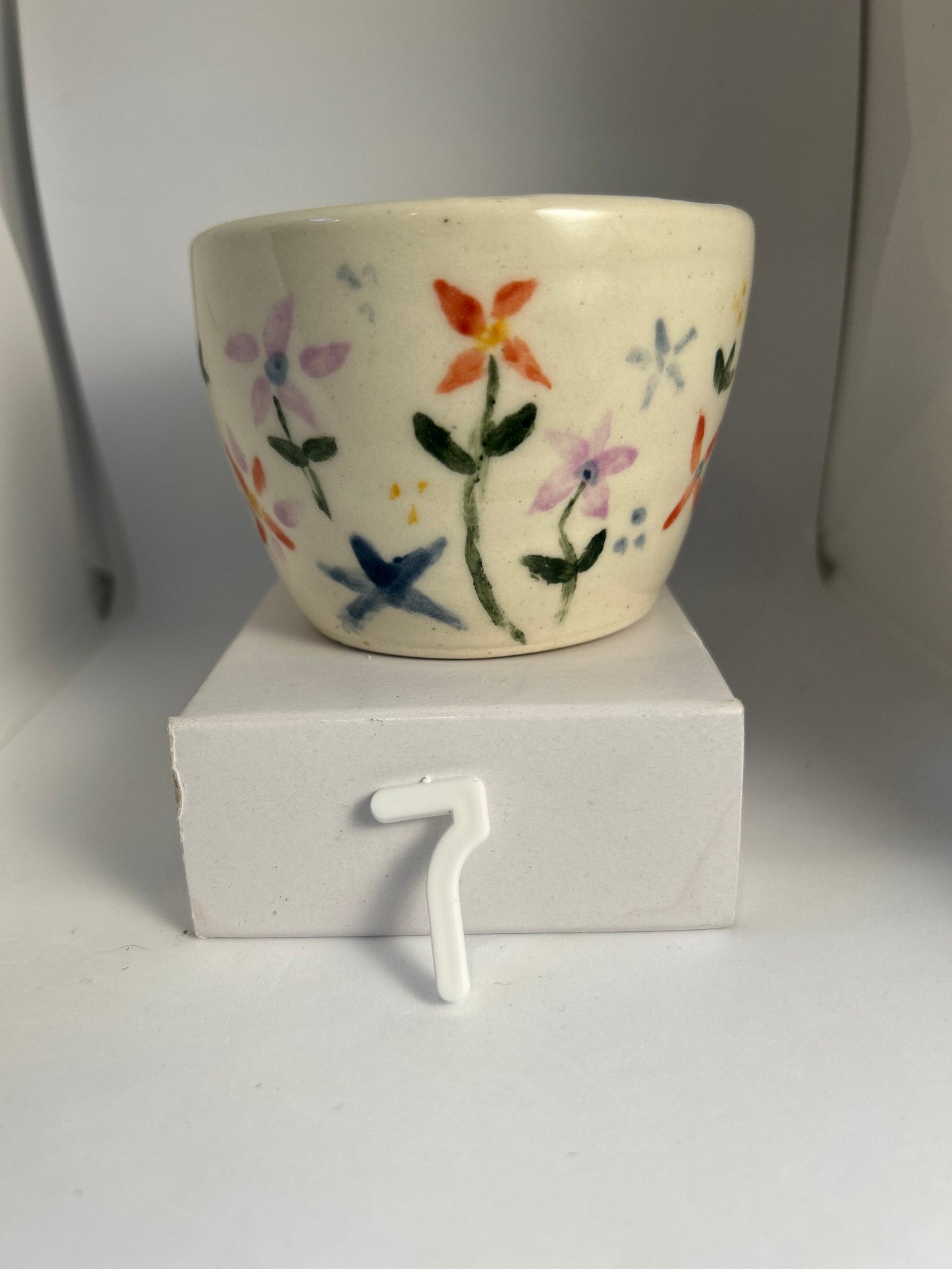 Flower Petal Painted Cups and Dishes