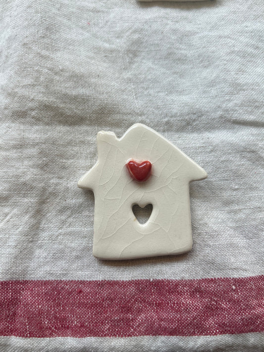 House and Heart Magnets