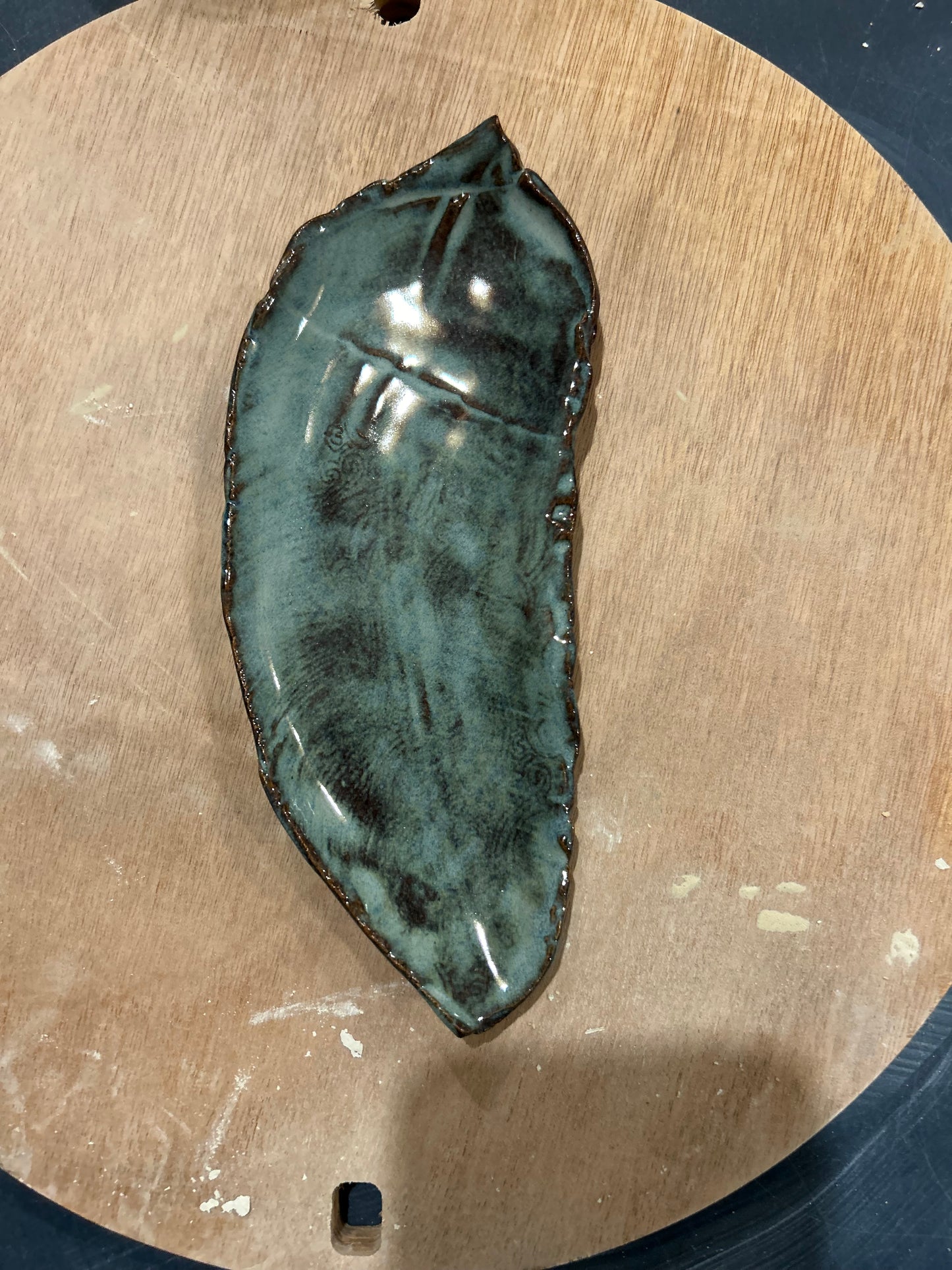 Blue feather