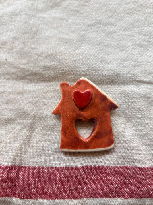 House and Heart Magnets