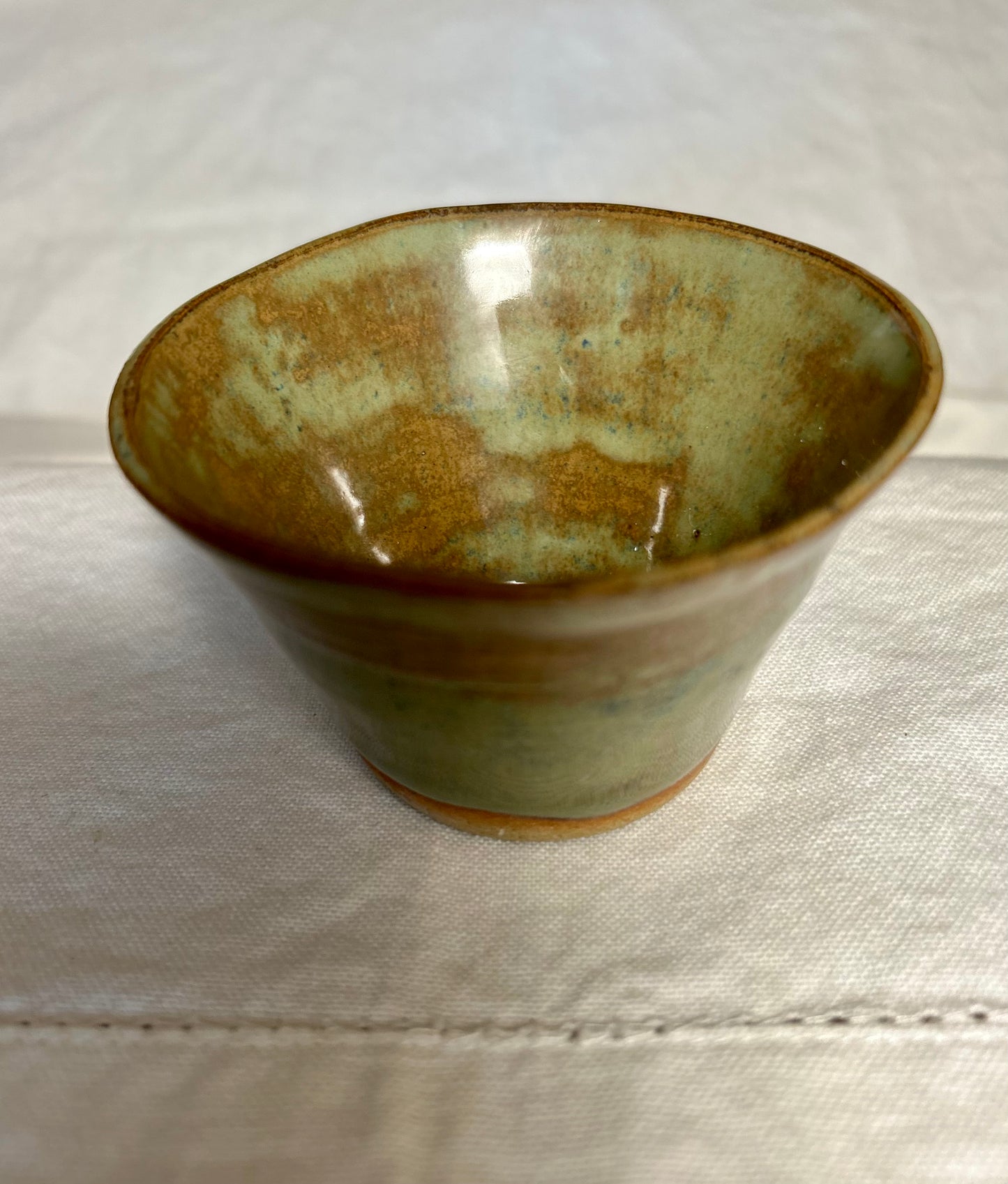 Small Bowl Brown and Green