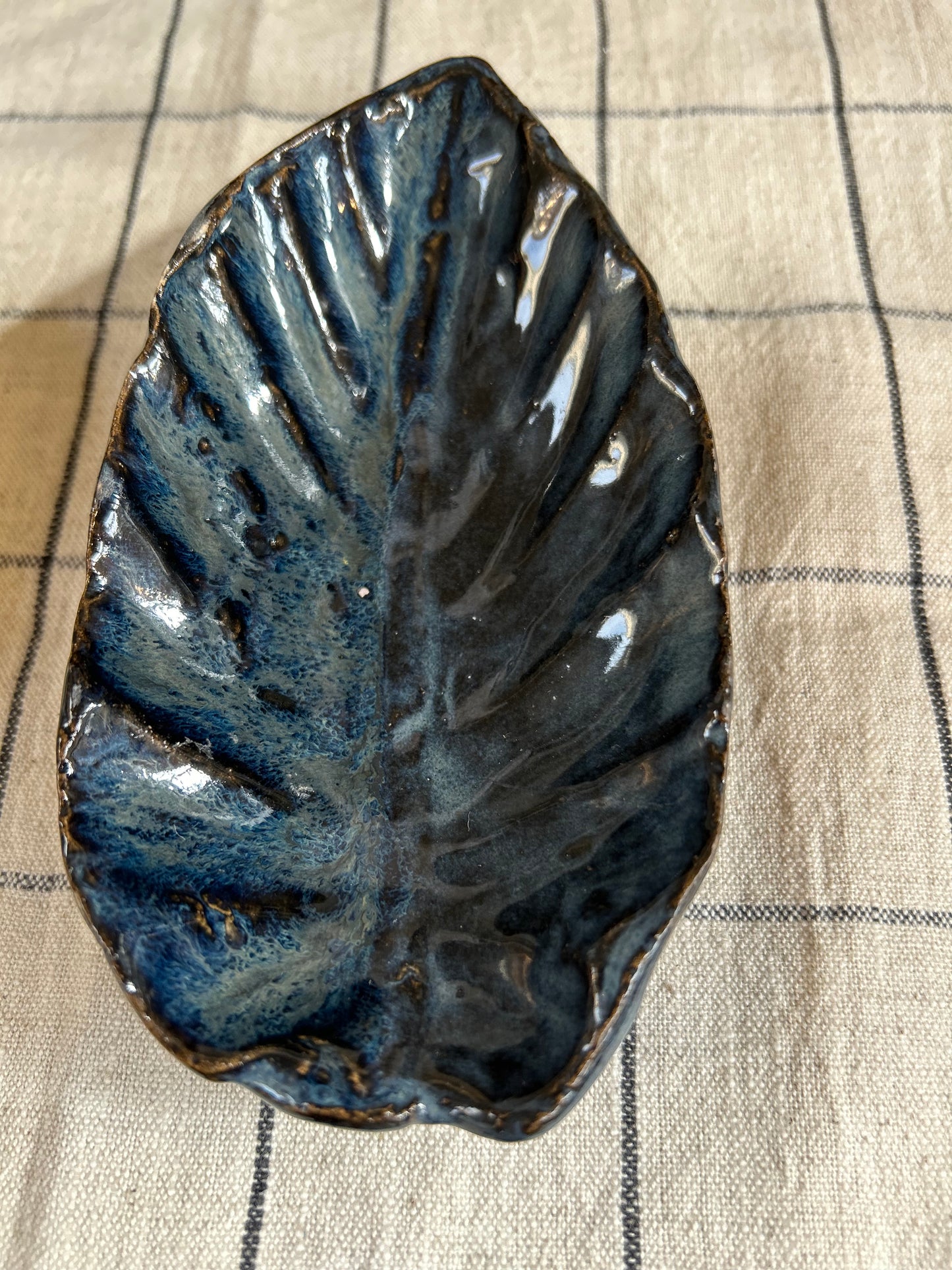 Dark Blue Soap Dish