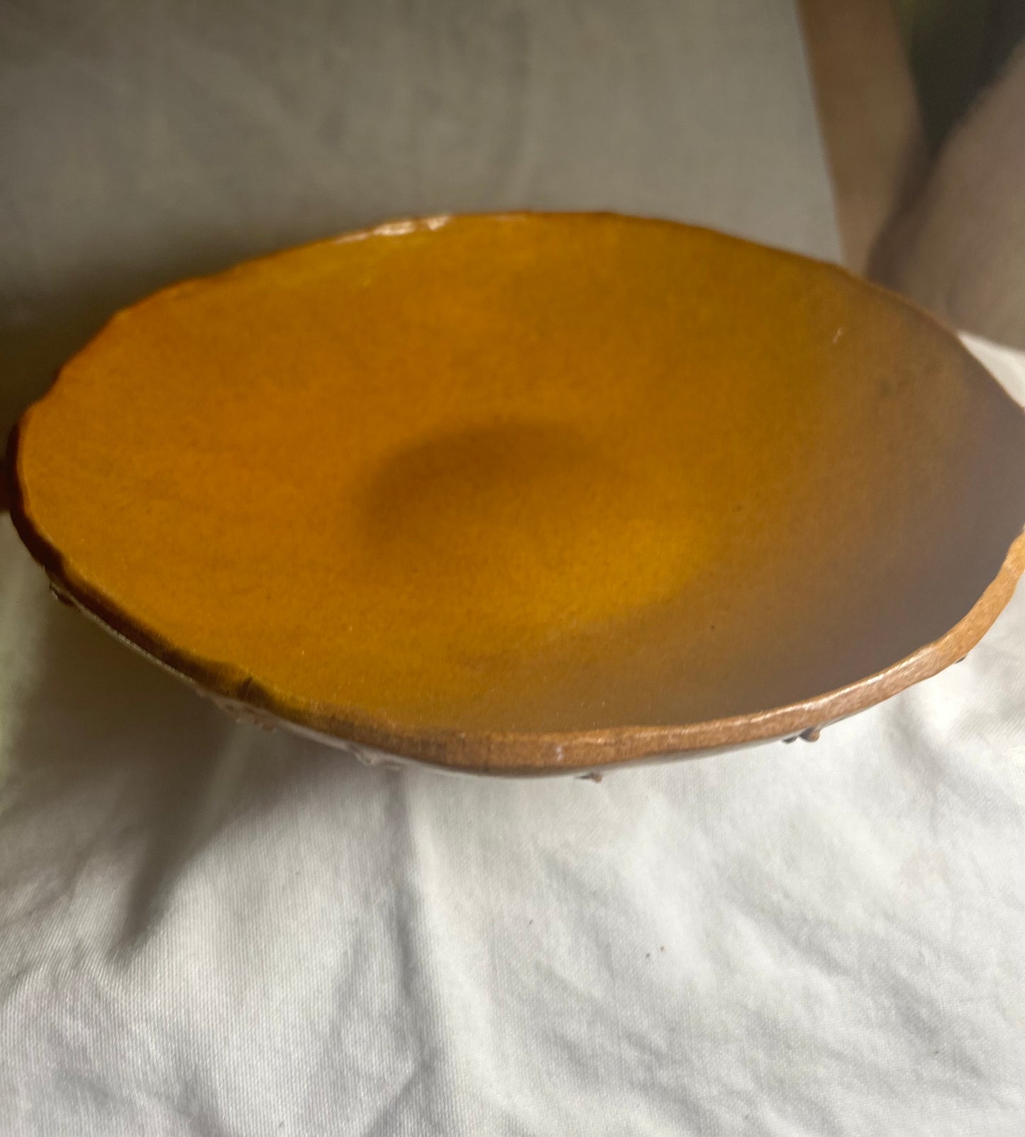 Large Round Mustard Dish