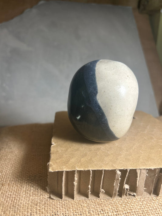 Blue and White Ball