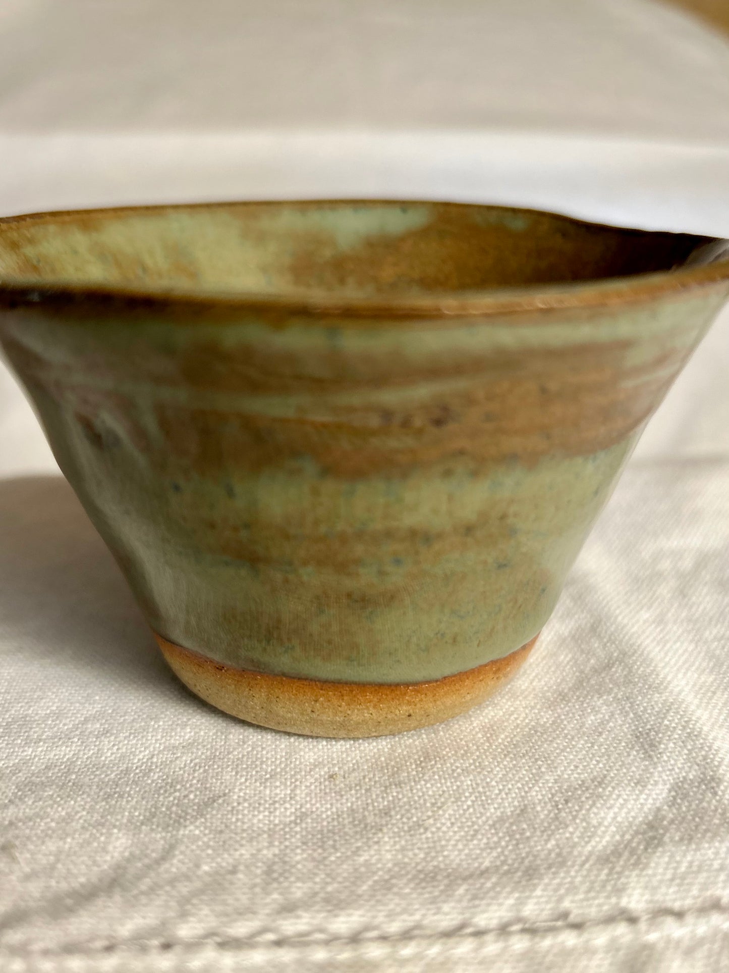 Small Bowl Brown and Green