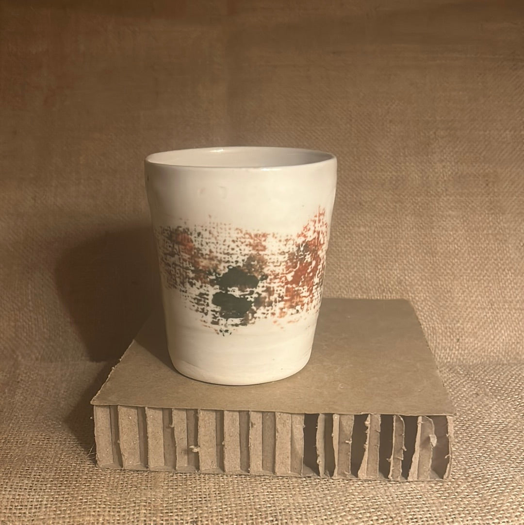Hessian Print Cups