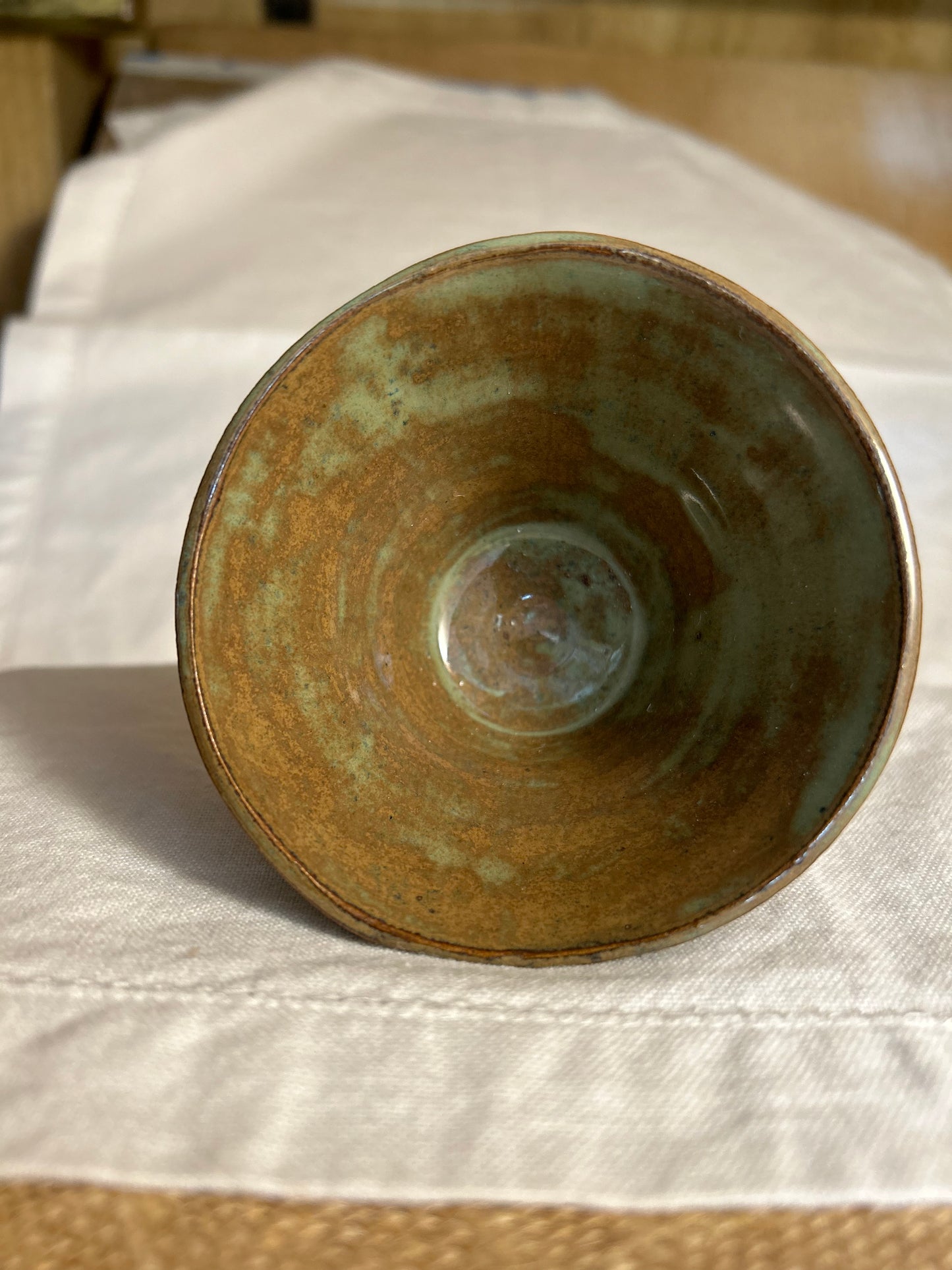 Small Bowl Brown and Green