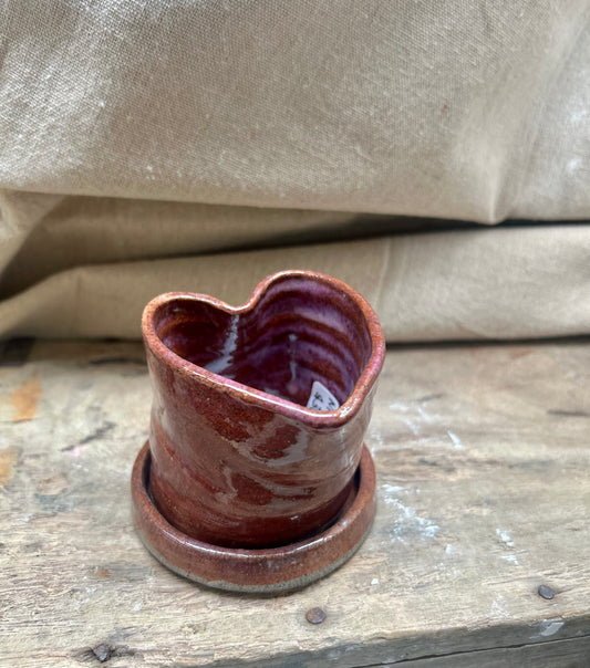Toothbrush Holder Pink Heart