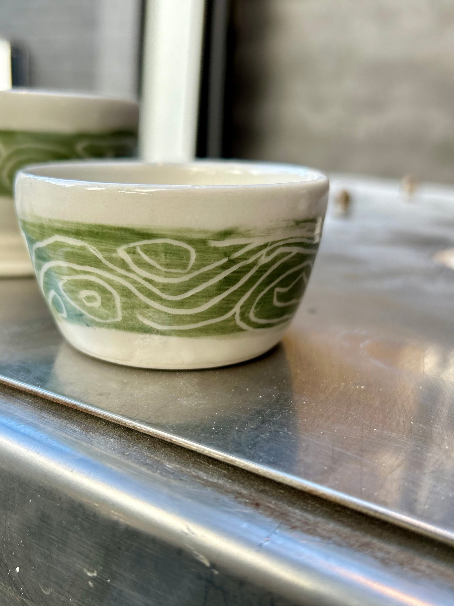 Tea Cup with saucer and Two Bowls for snacks